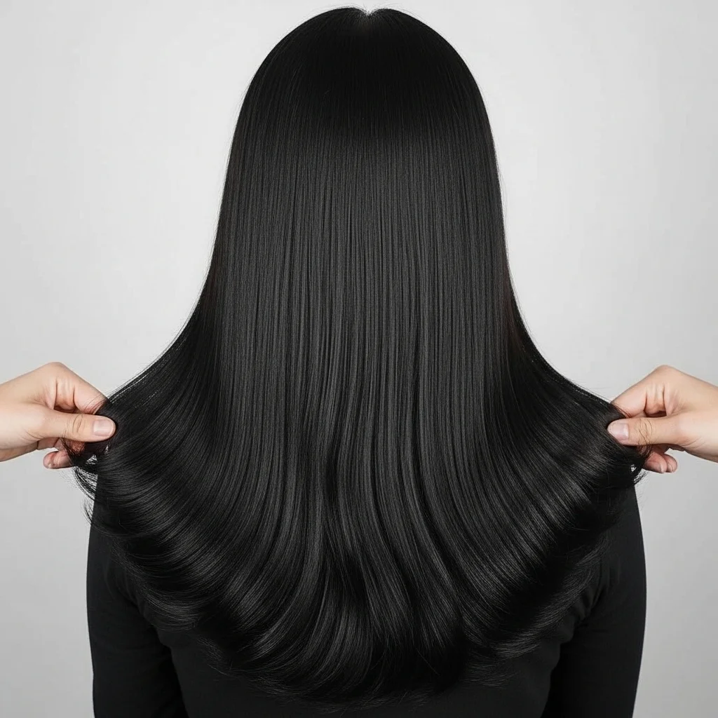 19 Hairstyles That Will Turn Heads 8 sleek straight long middle part