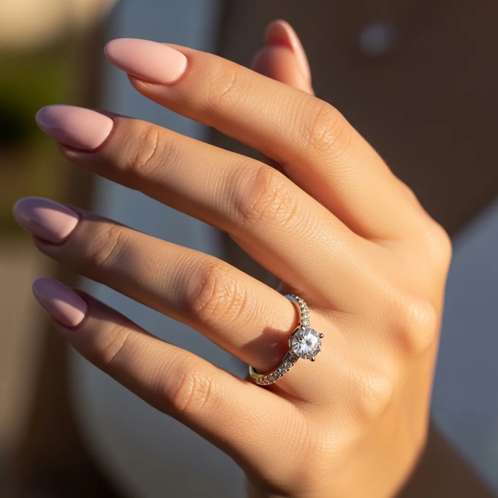 The Top 15 Acrylic Almond Nails for Bride To Enhance looks 4 soft pink nude