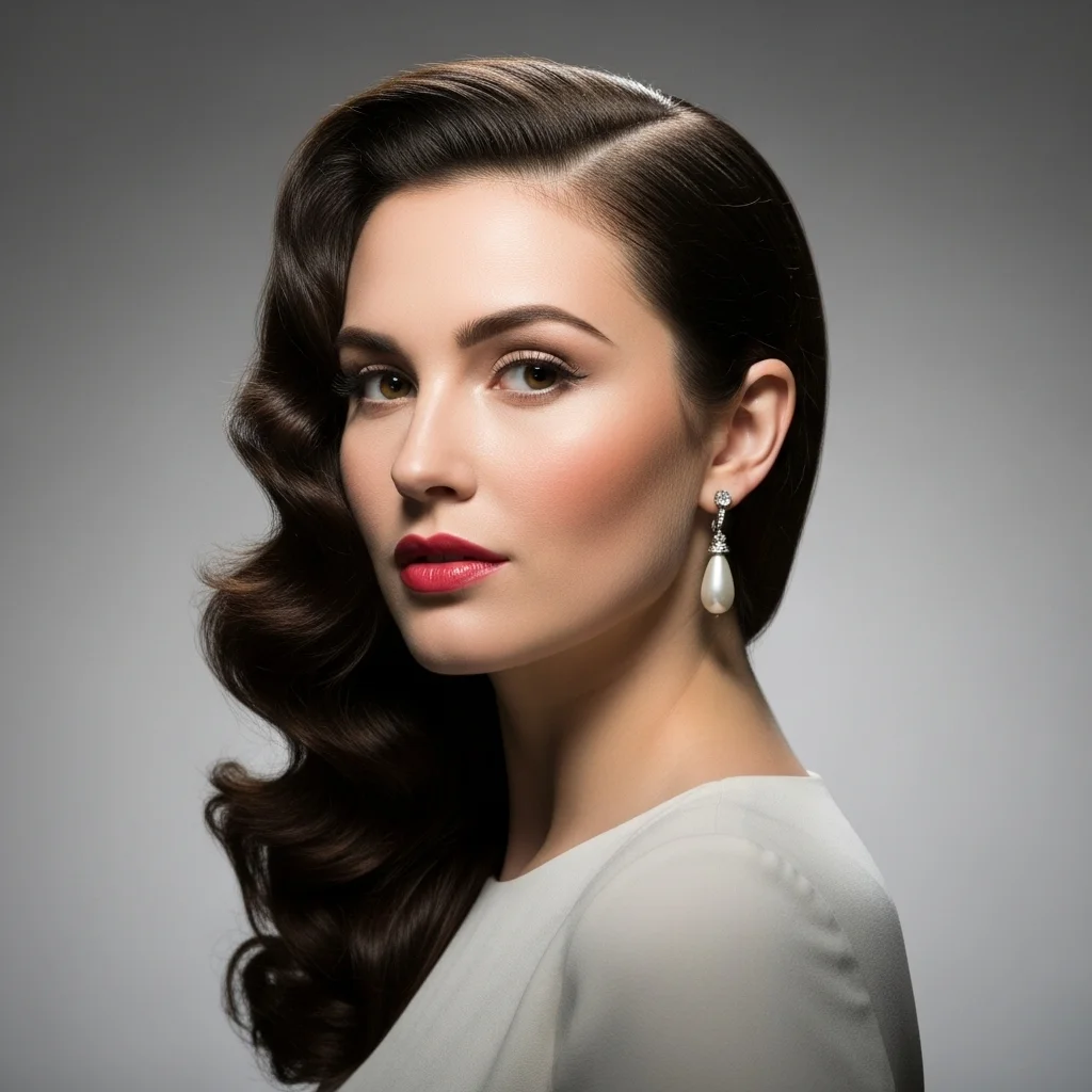 soft waves with side part