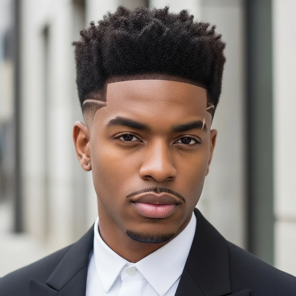 tapered afro