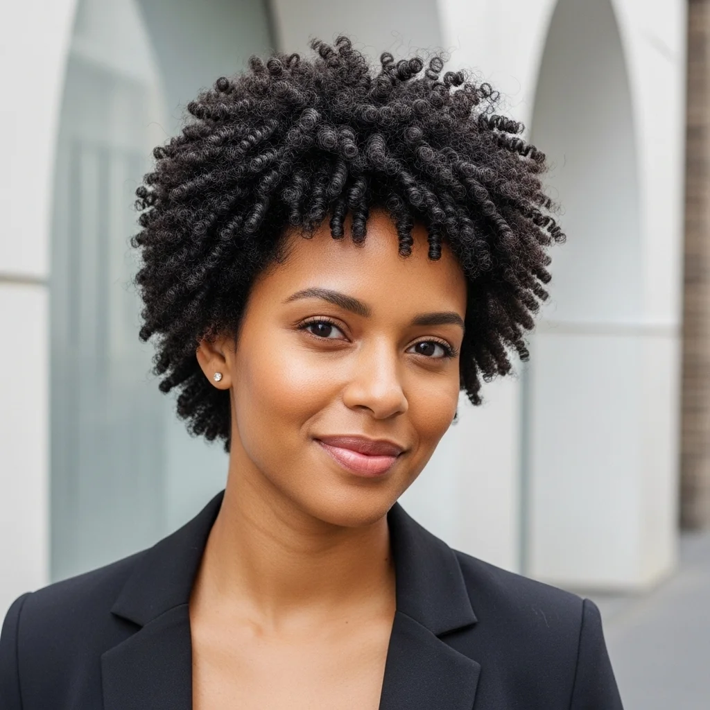 tapered fro with layers