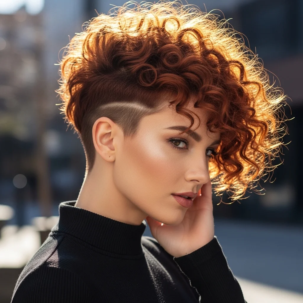 textured pixie with undercut