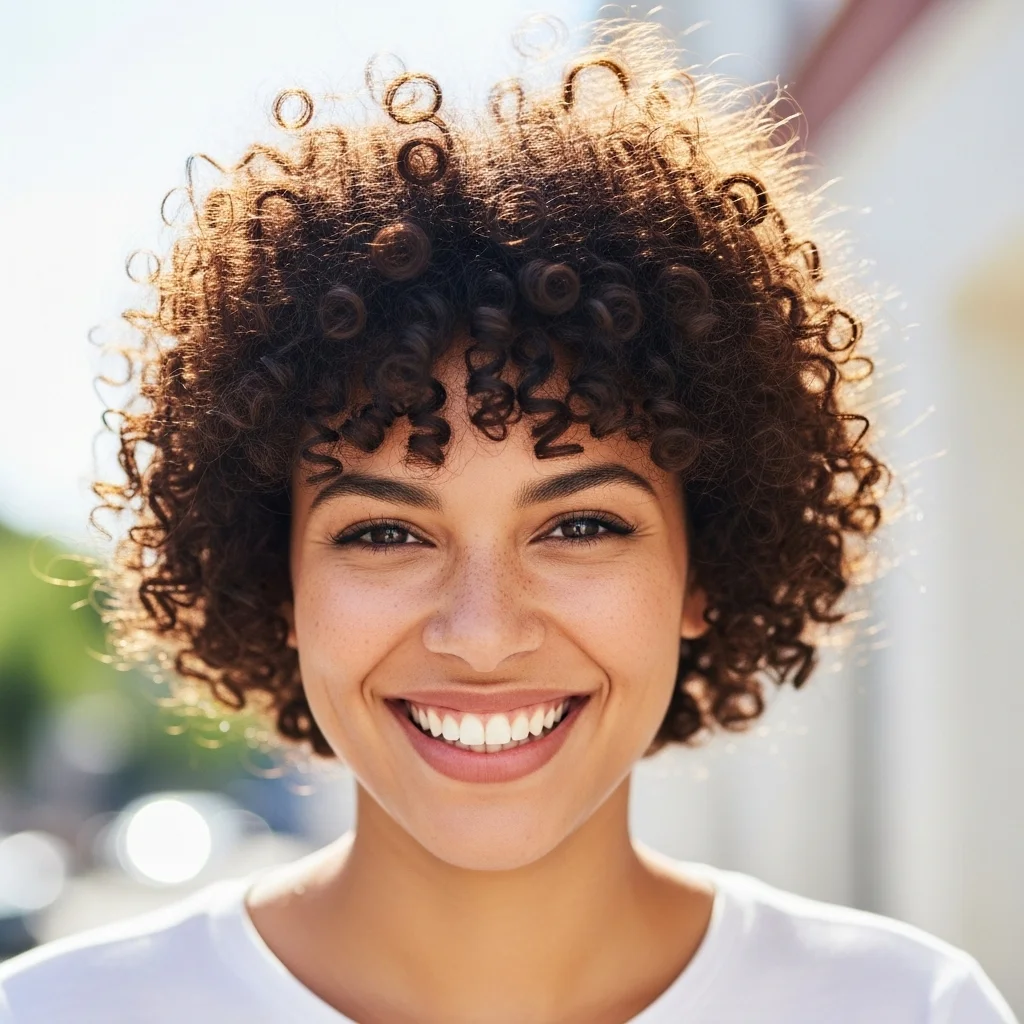 textured ringlet crop