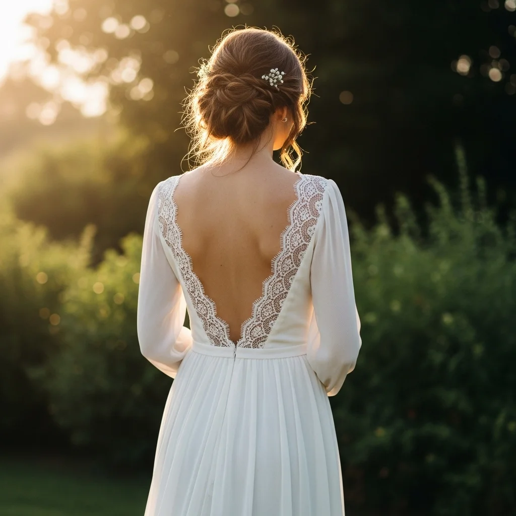 the backless bohemian beauty