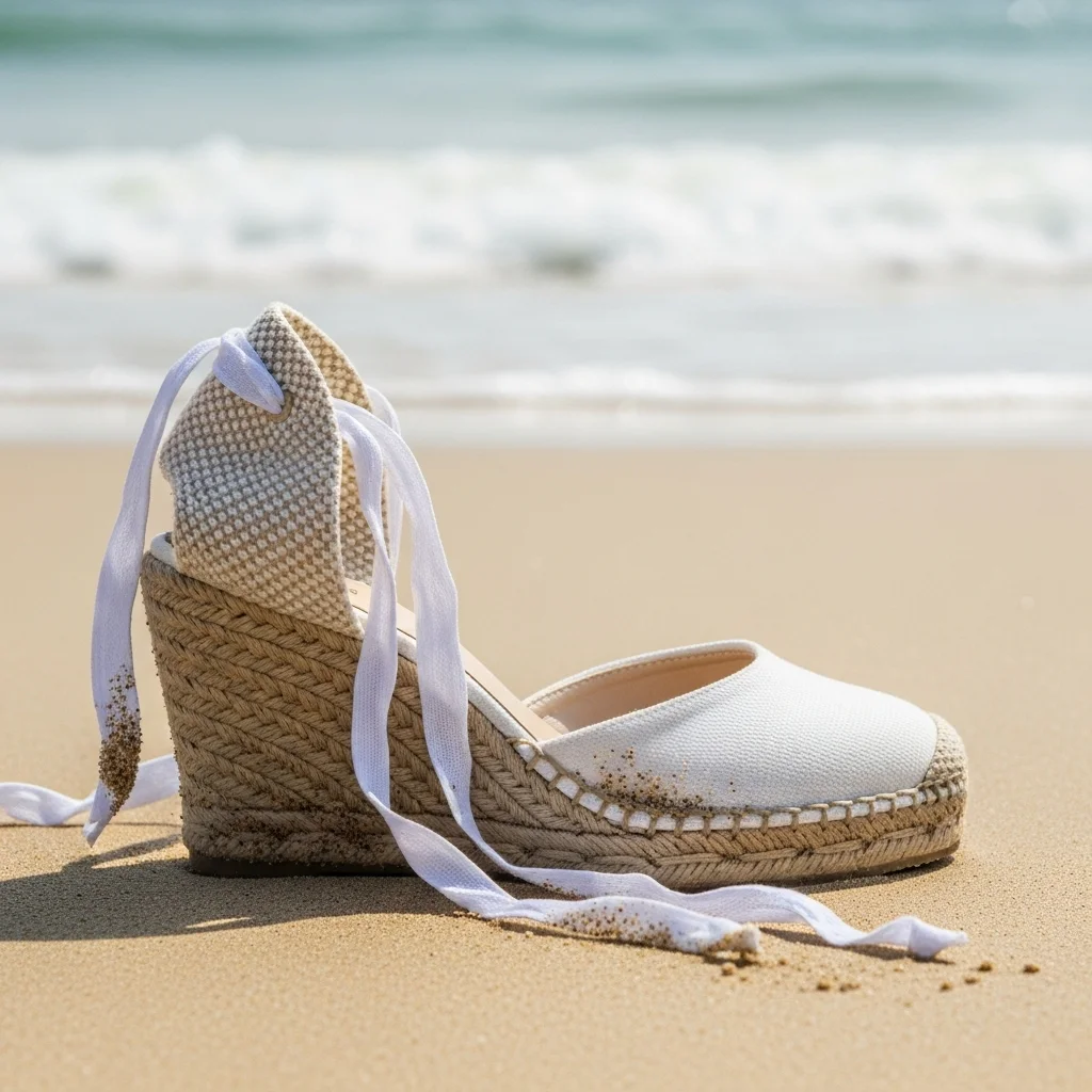 Step into Forever: Top 23 White Wedding Shoes Every Bride Needs to See! 9 the boho chic white espadrille wedge
