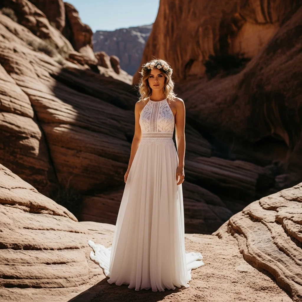 the boho halter neck