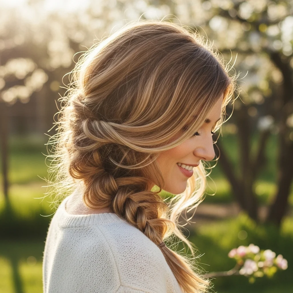 19 Easy Hairstyles You Can Master in Minutes 13 the casual side braid