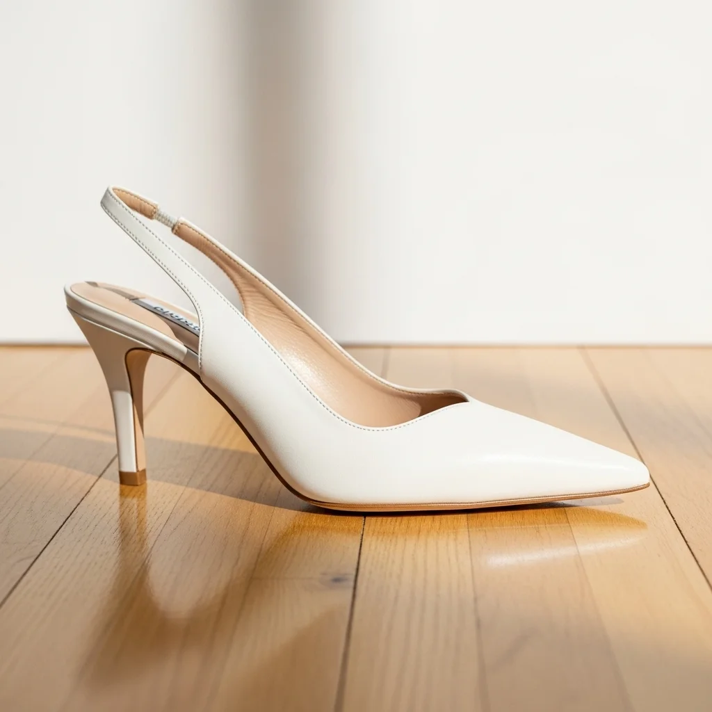 Step into Forever: Top 17 Wedding Shoe Heels for Every Bride's Dream Day 11 the chic ivory pointed toe slingback
