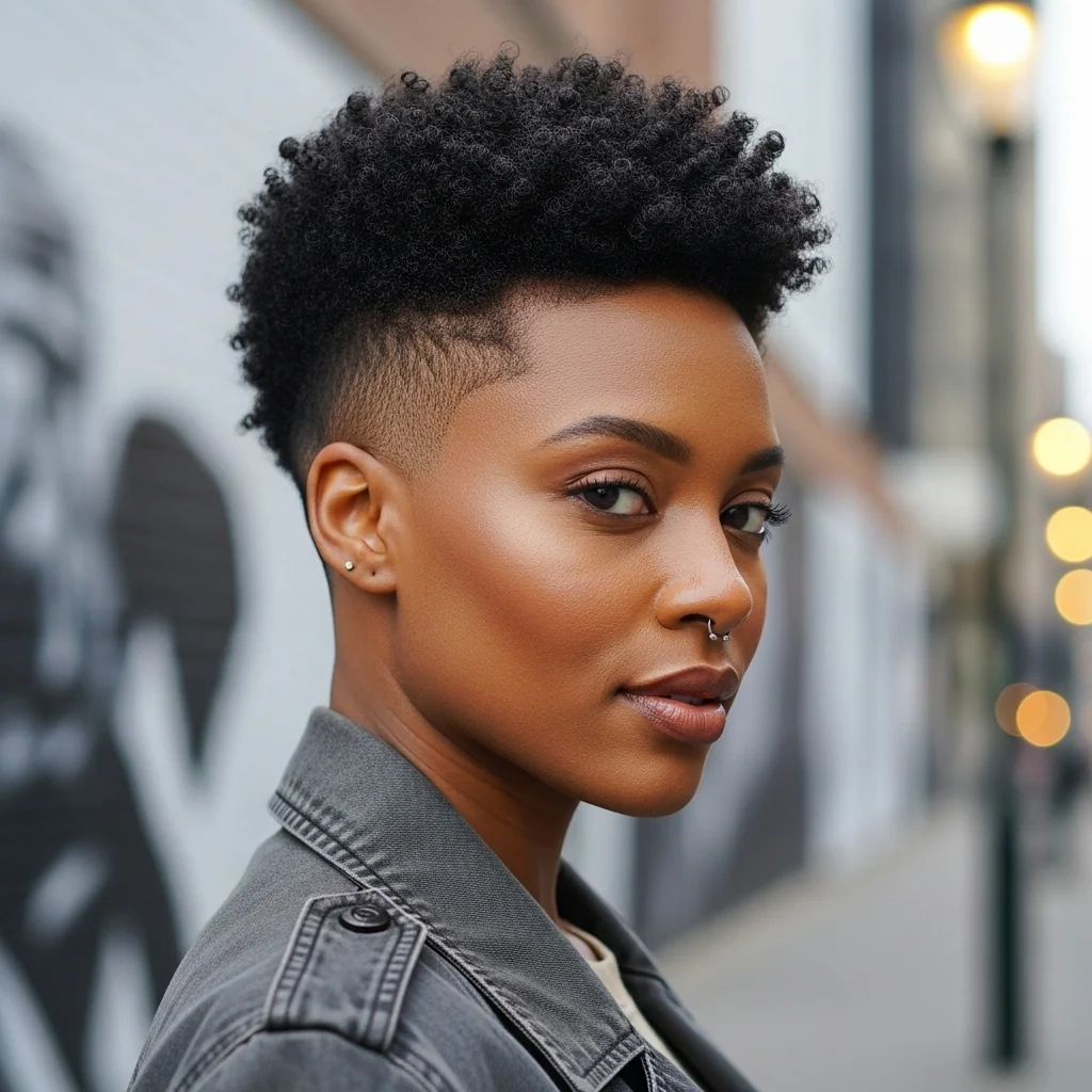 the chic tapered fro