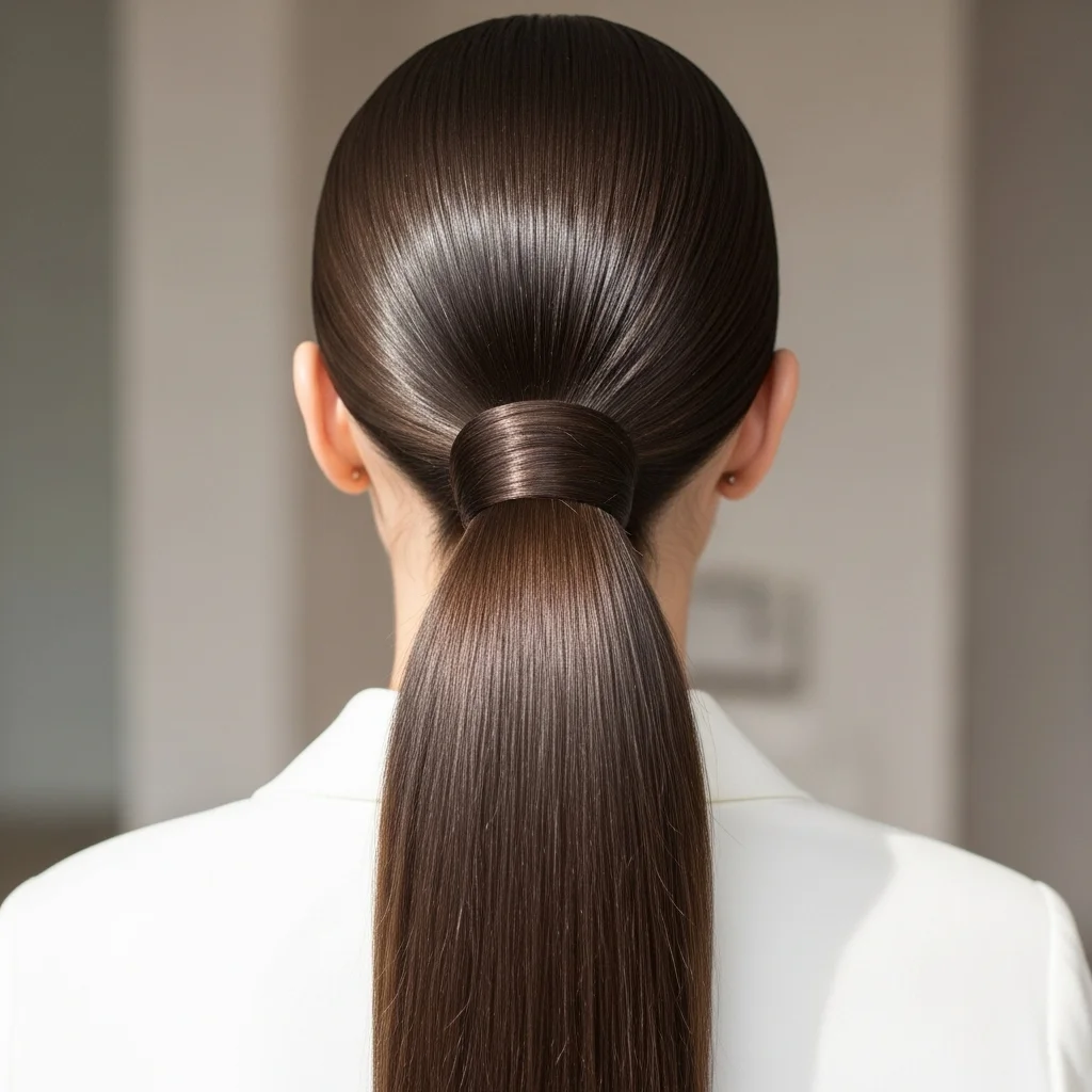 19 Hairstyles That Will Turn Heads 2 the classic low ponytail