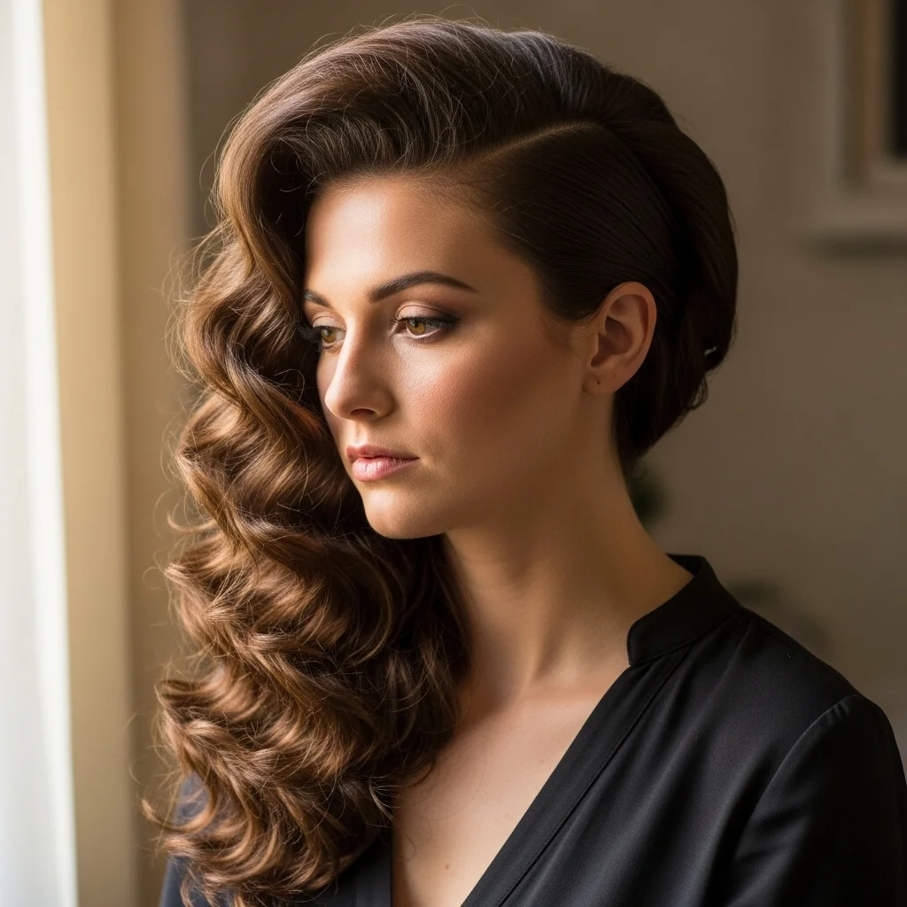 the classic side part