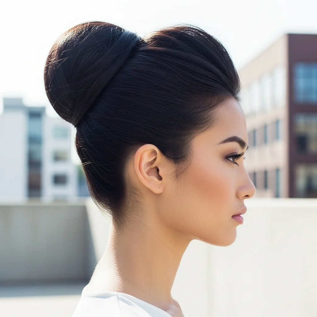 19 Easy Hairstyles You Can Master in Minutes 9 the effortless top knot