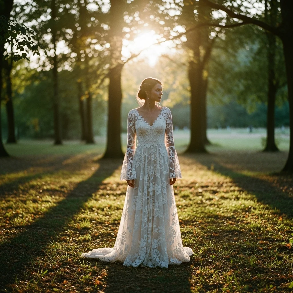 21 Boho Empire Waist Wedding Dresses for Brides 2 the ethereal lace dreamer
