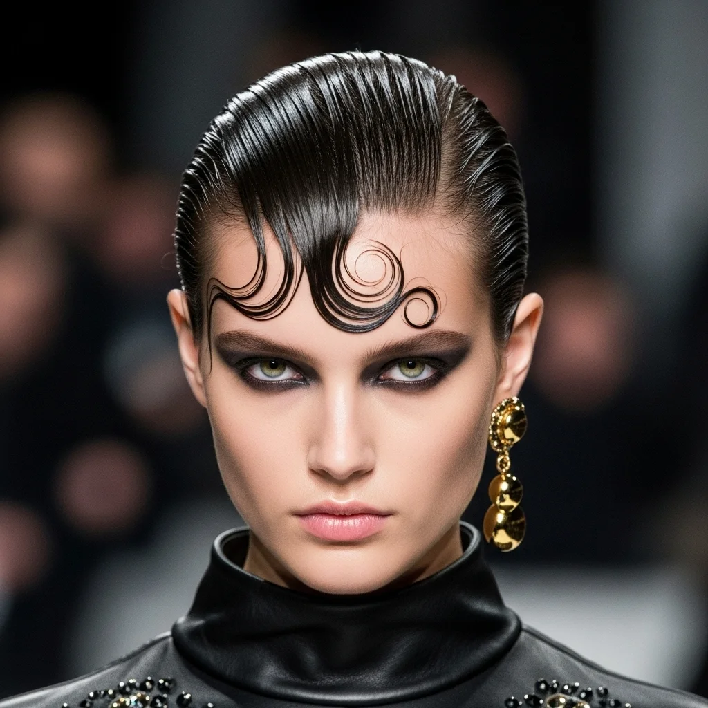 19 Hairstyles That Will Turn Heads 10 the gelled back wet look