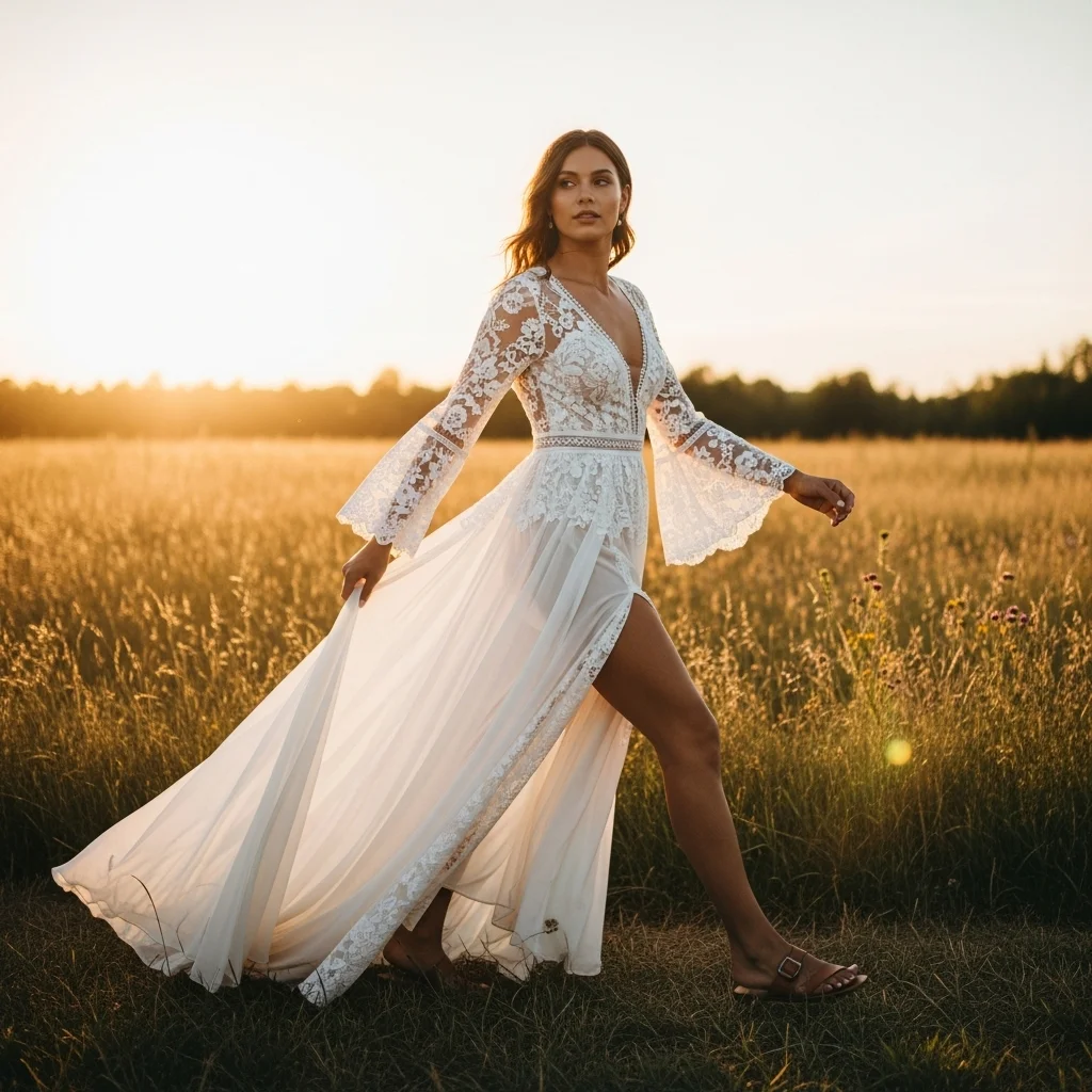 the high slit maxi for a touch of edge