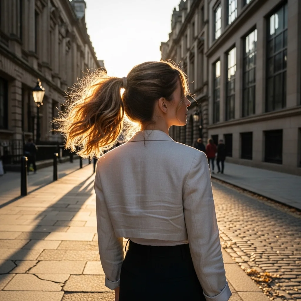 the laid back messy ponytail