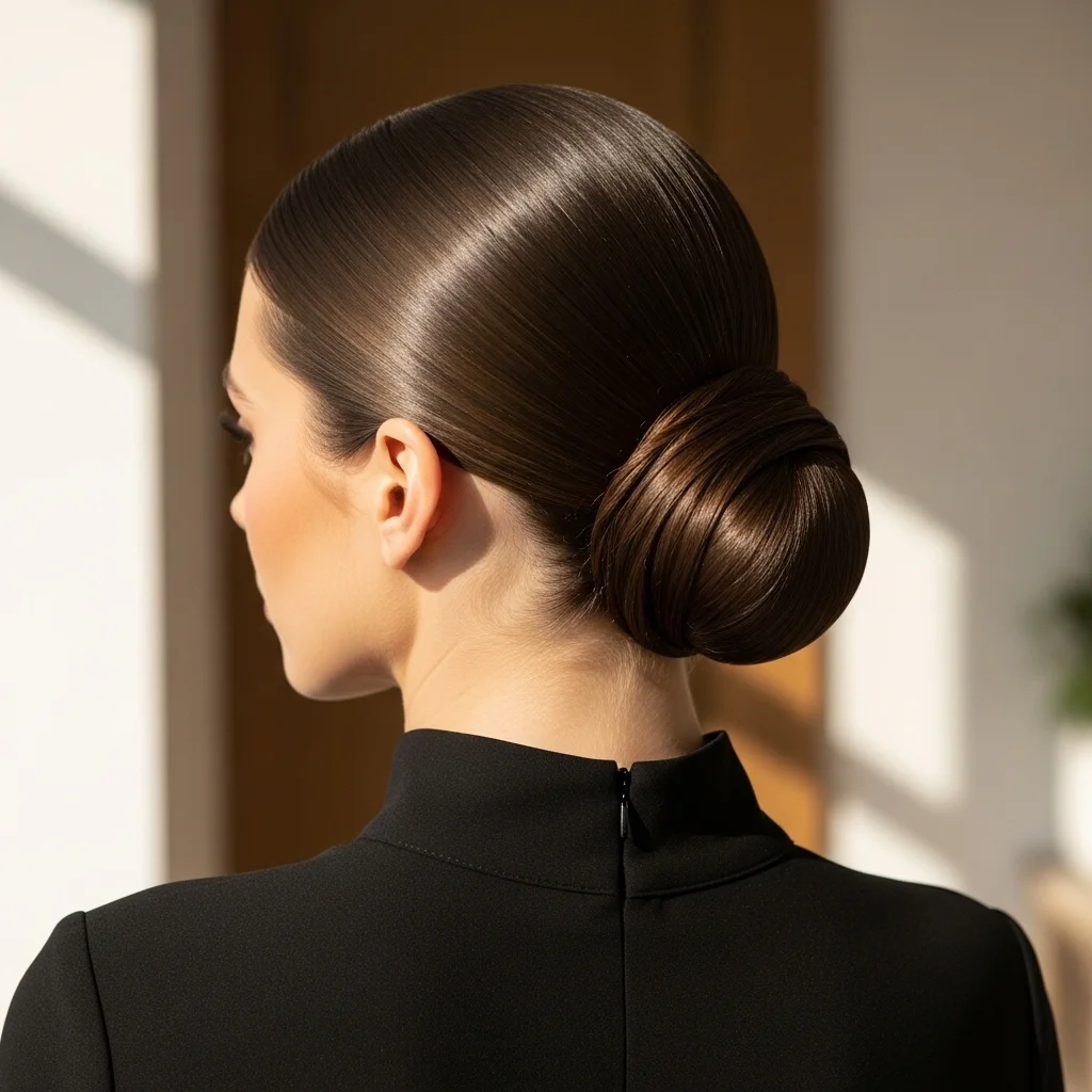 19 Hairstyles That Will Turn Heads 6 the polished low bun