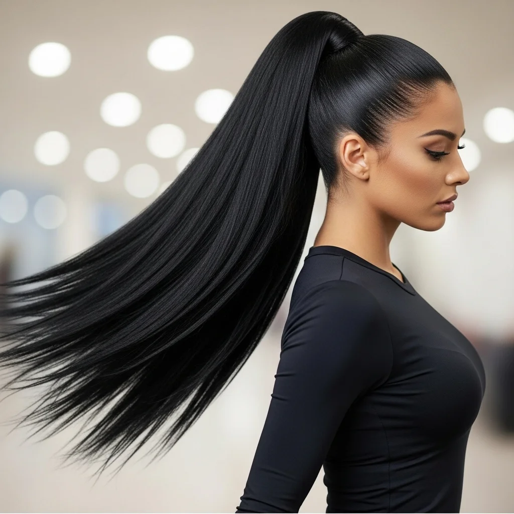 19 Hairstyles That Will Turn Heads 3 the power high ponytail