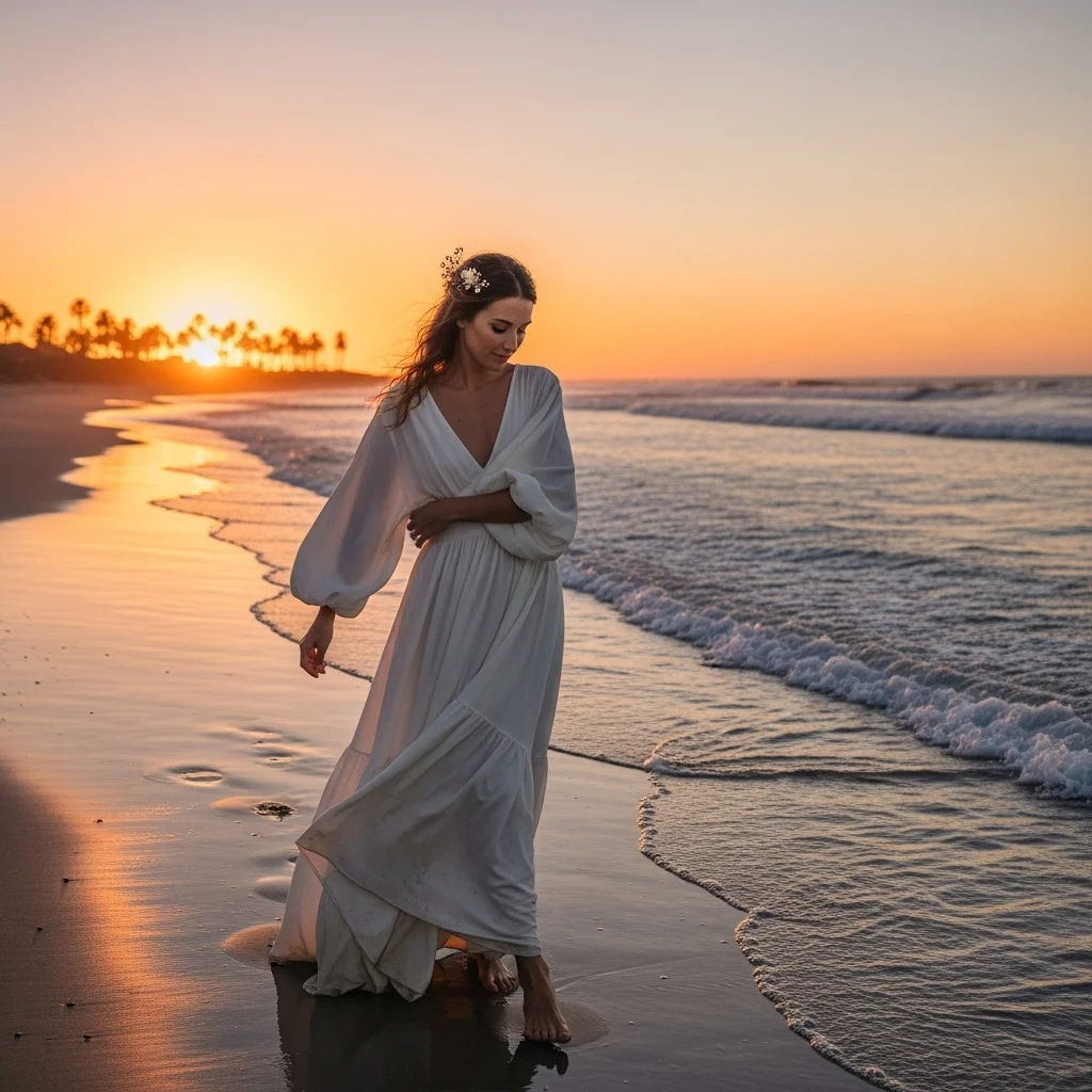 Top 19 Boho Chic Wedding Dresses for Your Free-Spirited Celebration 13 the relaxed cotton dream