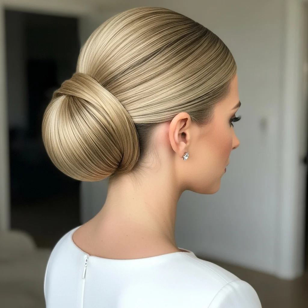 19 Hairstyles That Will Turn Heads 14 the sculpted chignon