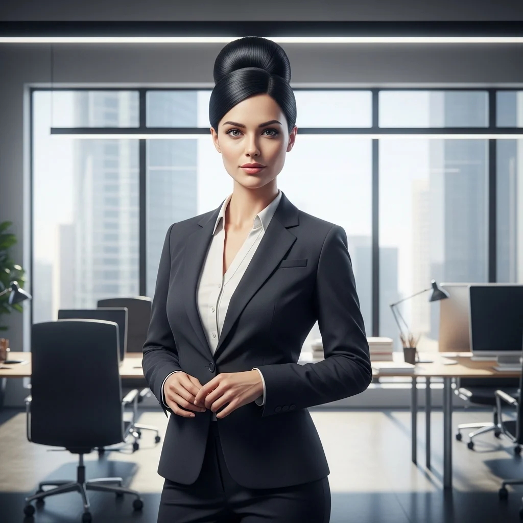 the sleek high bun 1