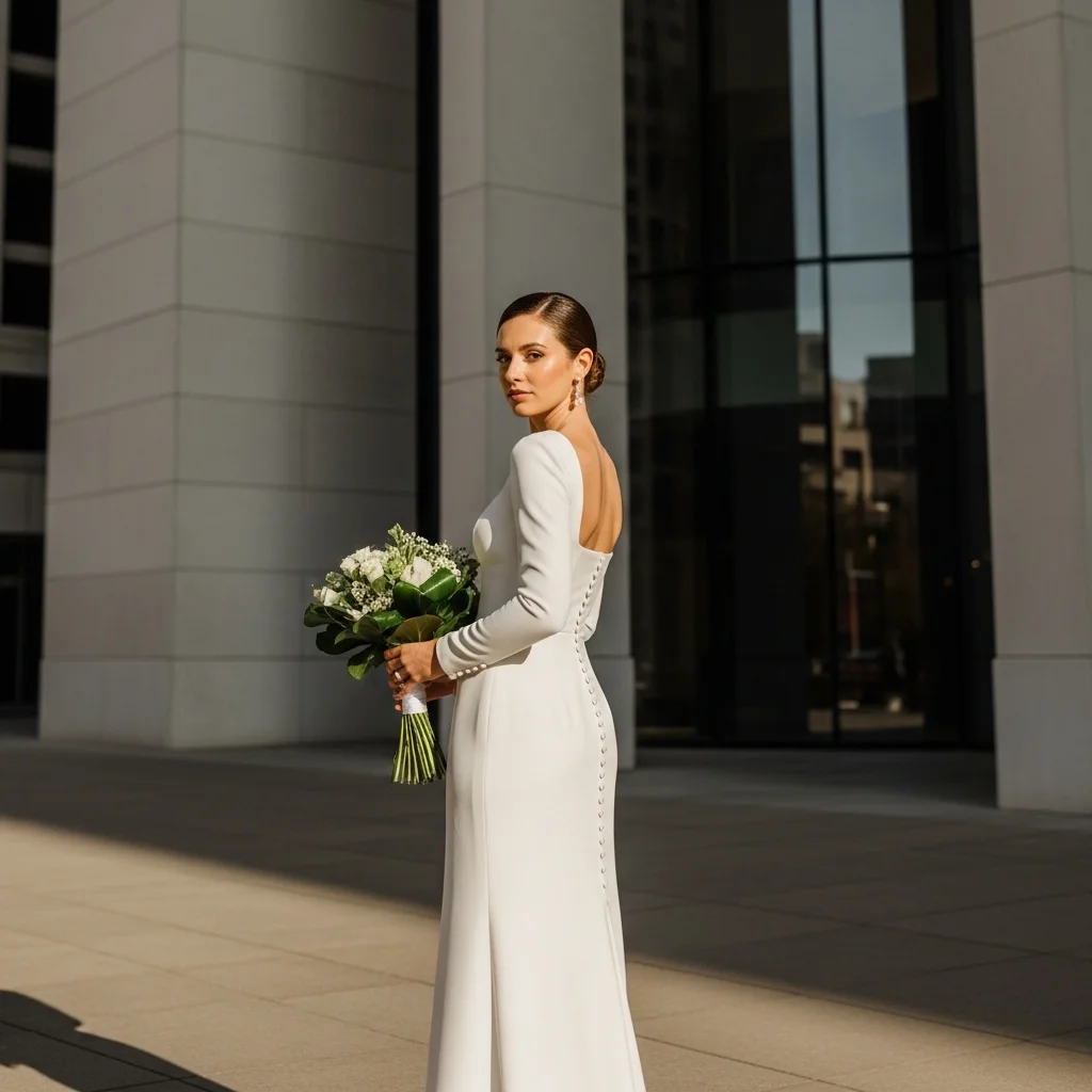 the structured midi dress