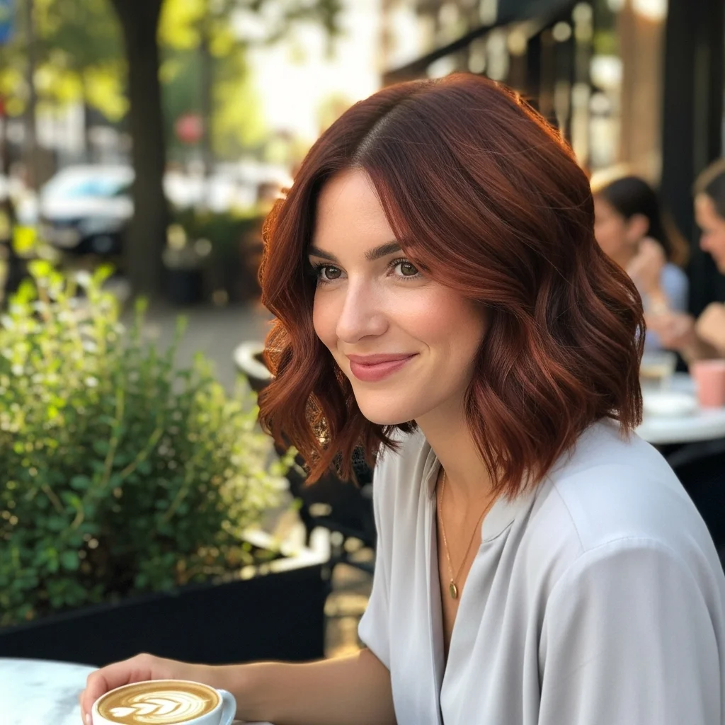 the textured lob long bob