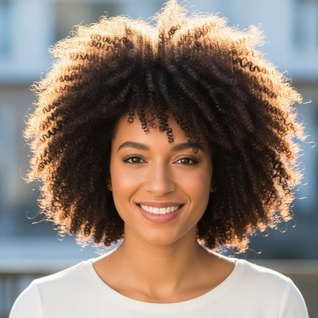 the voluminous afro