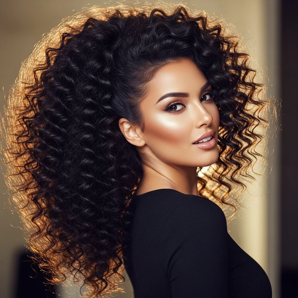 Top 19 Stunning Updo Hairstyles for Every Occasion! 17 the voluminous curly ponytail updo