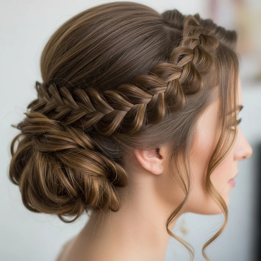 Top 19 Stunning Updo Hairstyles for Every Occasion! 19 the waterfall braid into updo