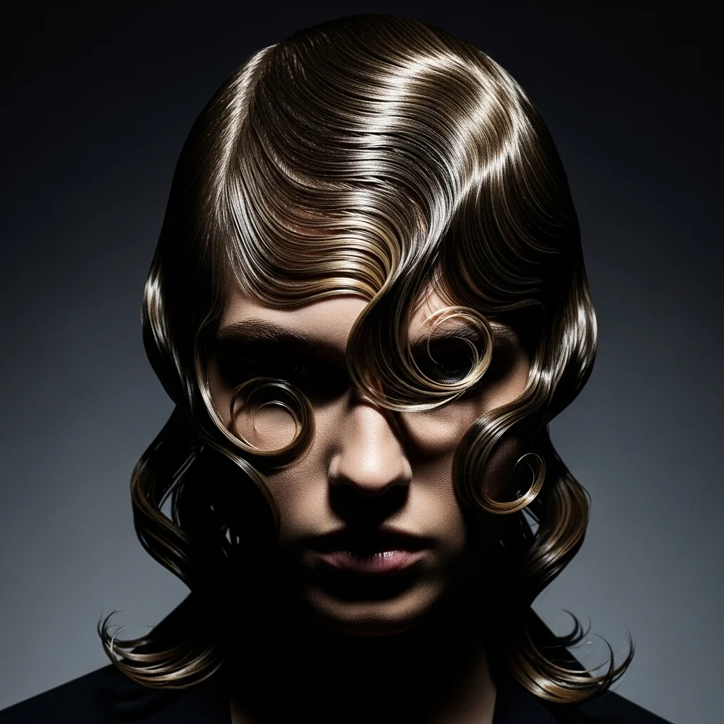 the wet look wave curl