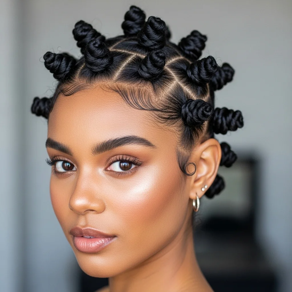 trendy bantu knots