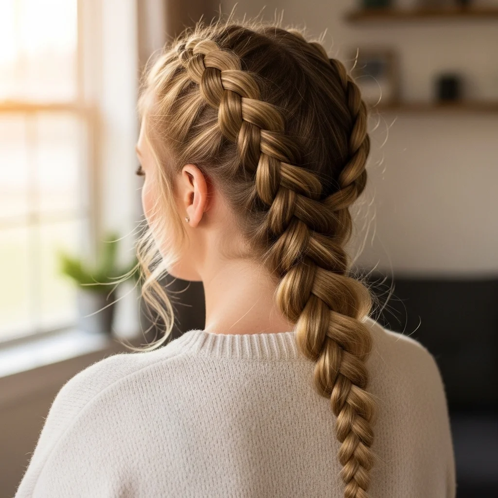 17 Dutch Braid Hairstyles You Need to Try 16 two dutch braids into one
