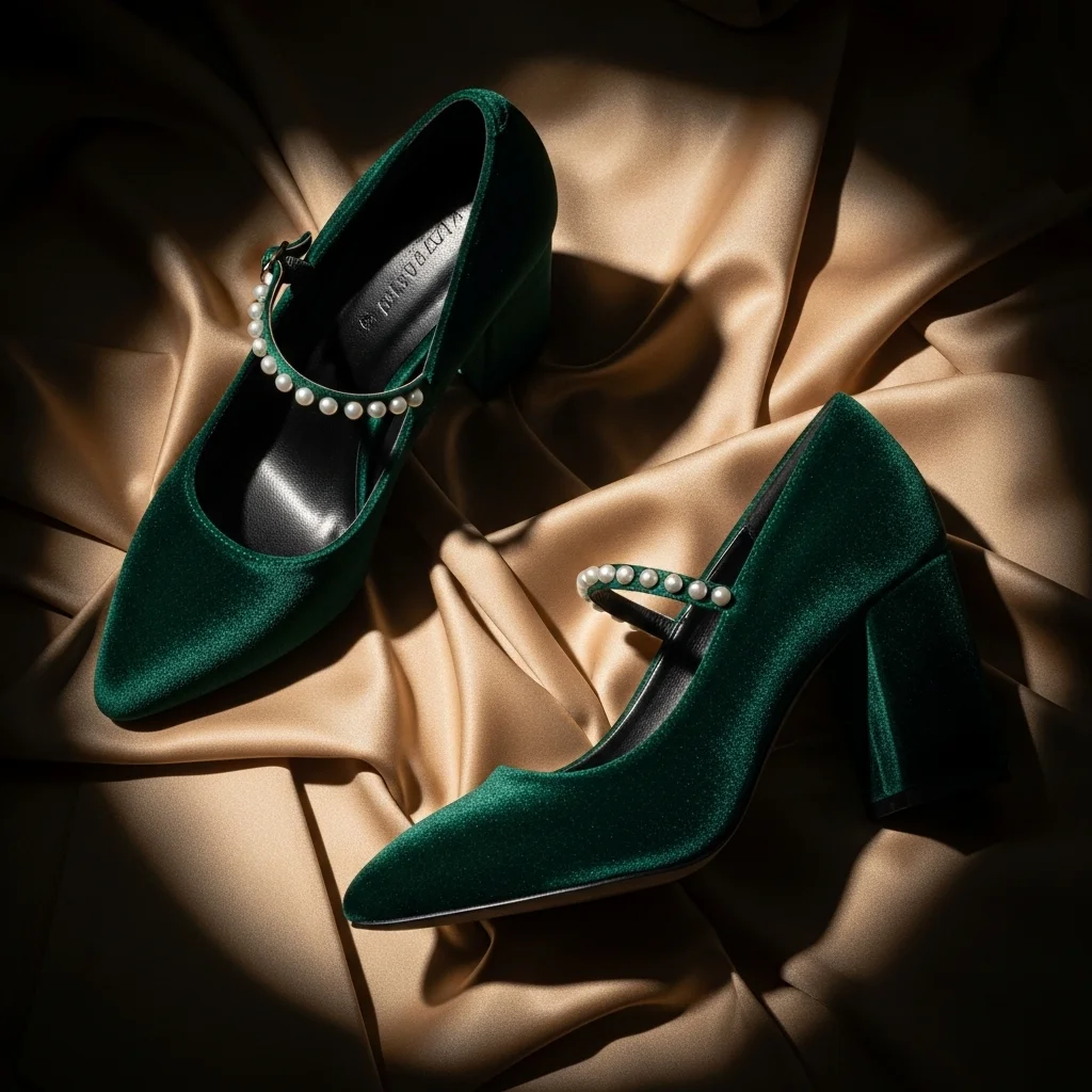 Walk Down the Aisle in Bliss: Top 19 Comfortable Wedding Shoes for Your Big Day! 13 velvet block heels