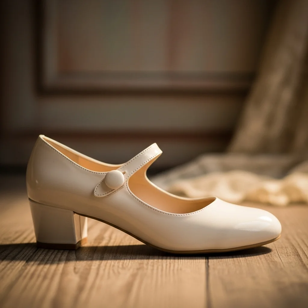 Step into Forever: Top 17 Ivory Wedding Shoes for Your Dream Day 9 vintage inspired ivory mary jane