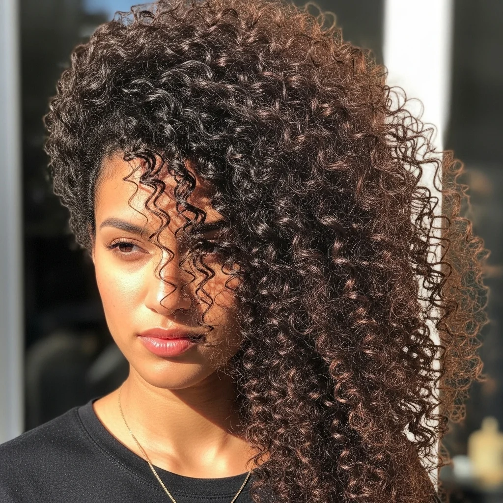 voluminous side part