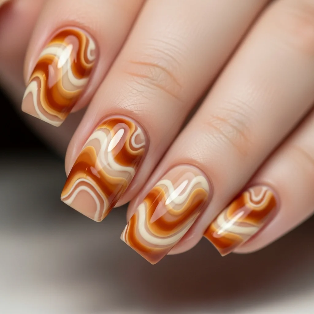 warm caramel swirl