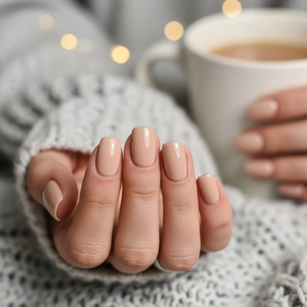The Top 27 Acrylic Nail Designs You Need This Autumn! 11 warm earthy taupe