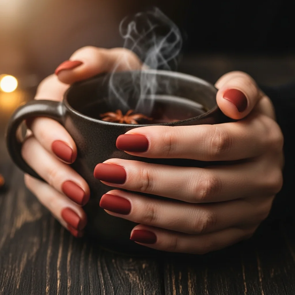 warm spice red matte