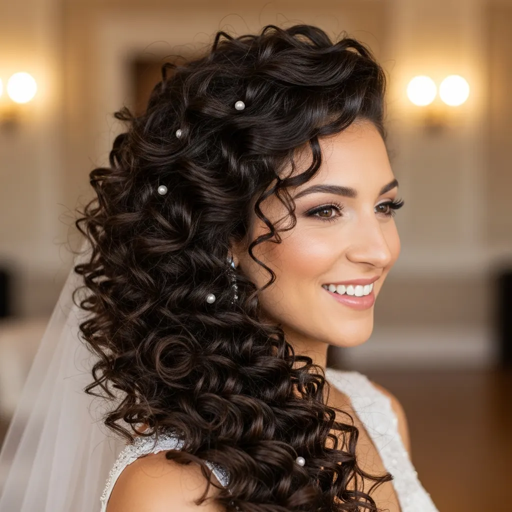 56 Timeless Hairstyles Every Woman Should Know 16 16 curly bride hairstyles
