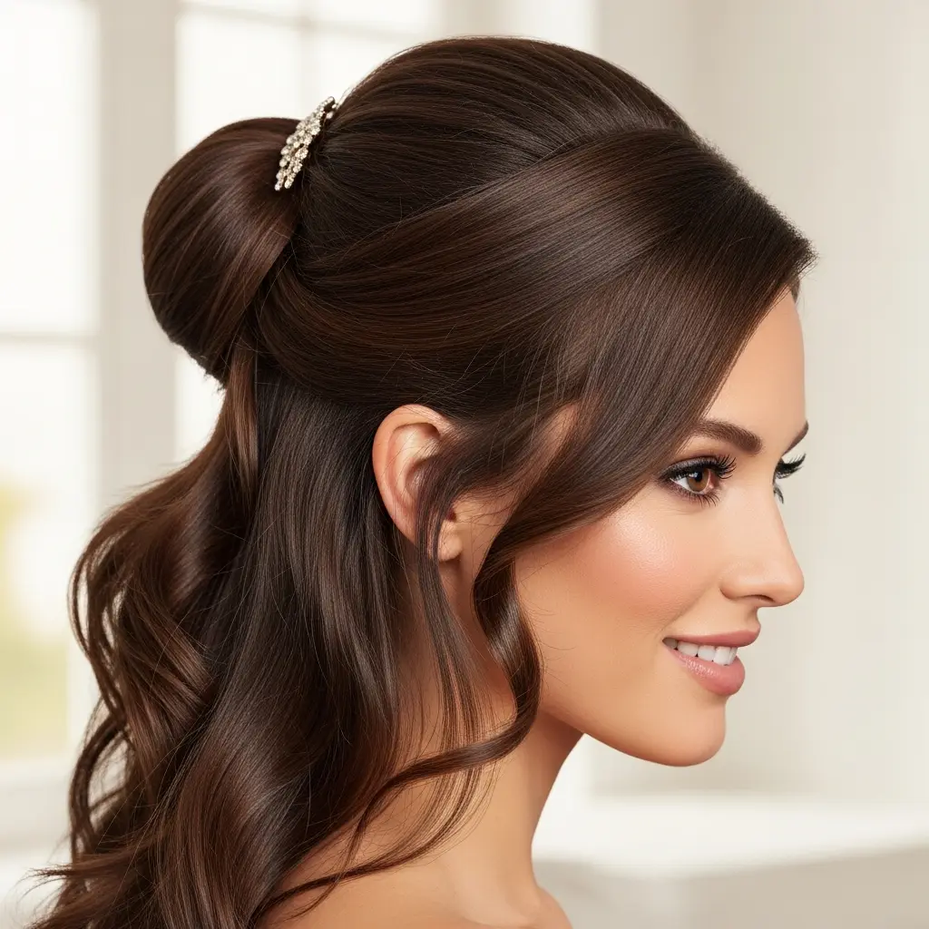 56 Timeless Hairstyles Every Woman Should Know 4 4 elegant half up half down hairstyles