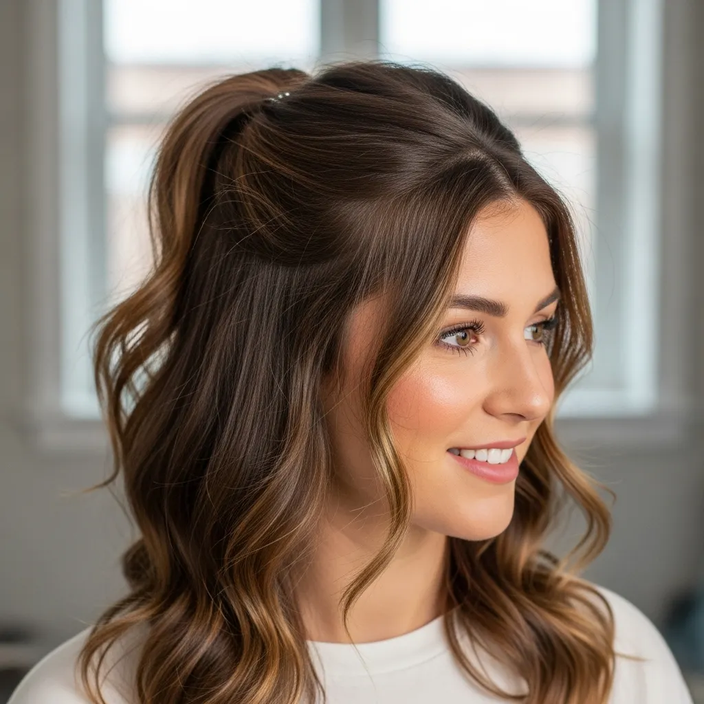 56 Timeless Hairstyles Every Woman Should Know 41 41 half up hairstyles