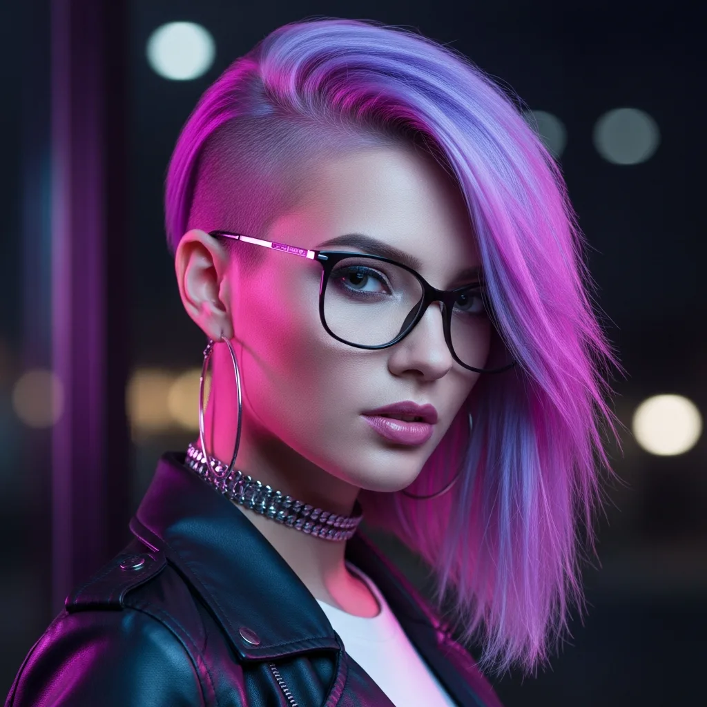 23 Sleek Hoco Hairstyles for the Dance 20 asymmetrical bob with bold color