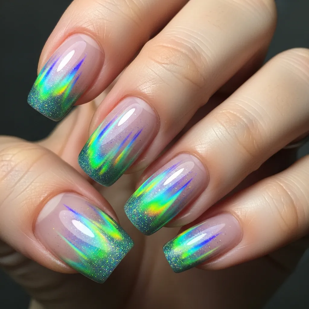 aurora borealis inspired tips