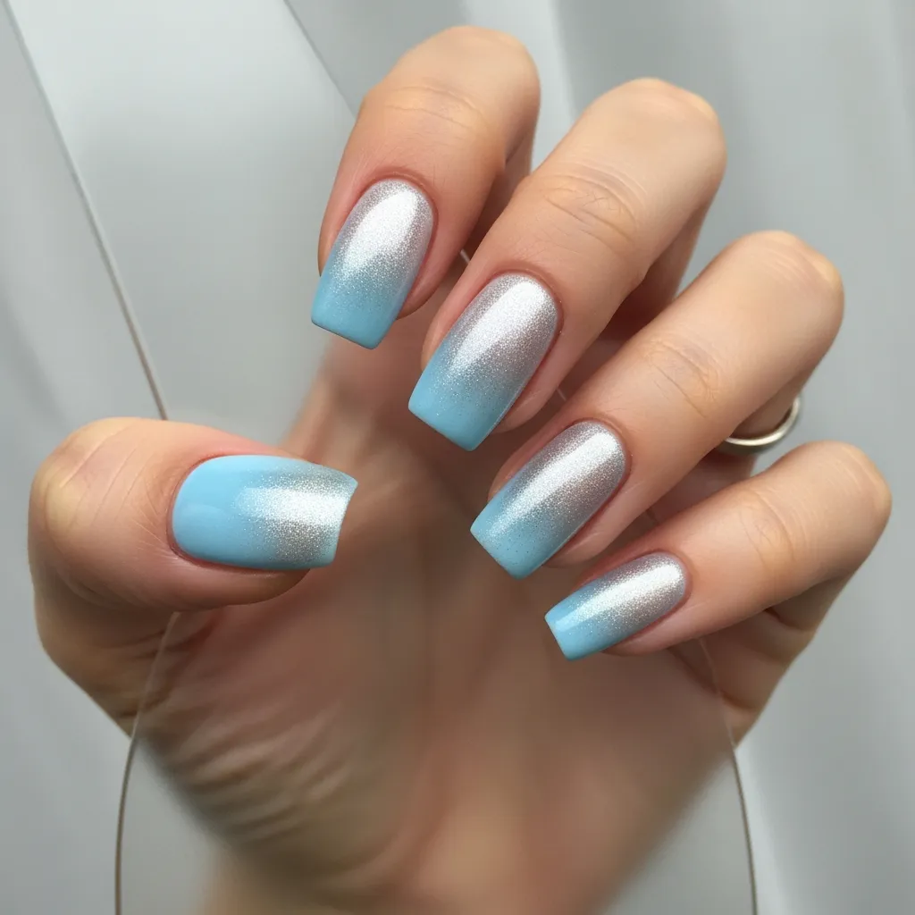 baby blue silver aura