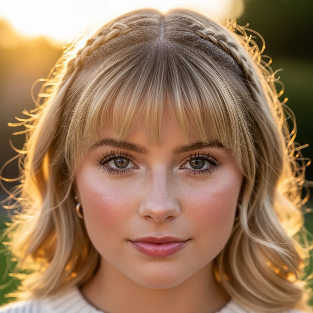 25 Enchanting Homecoming Hairstyles with Braids 6 braided bangs