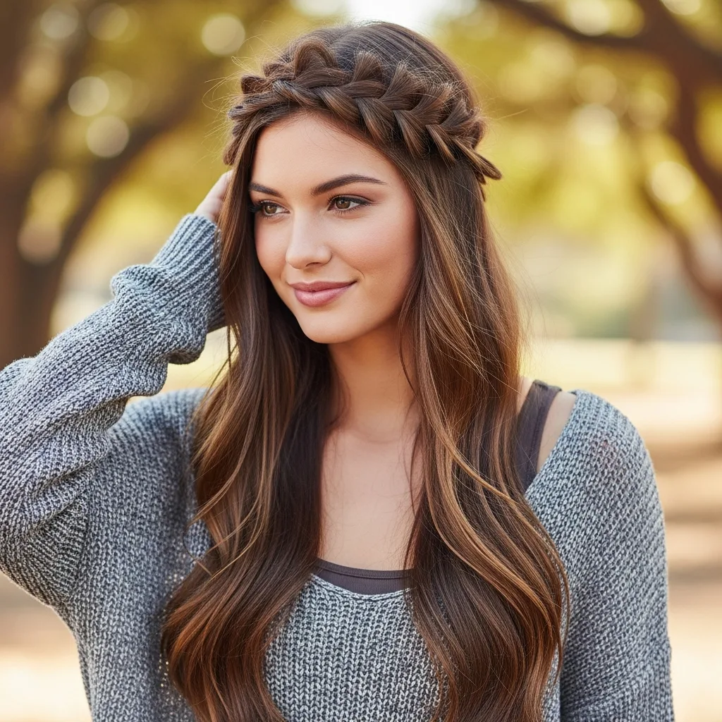 25 Enchanting Homecoming Hairstyles with Braids 10 braided headband