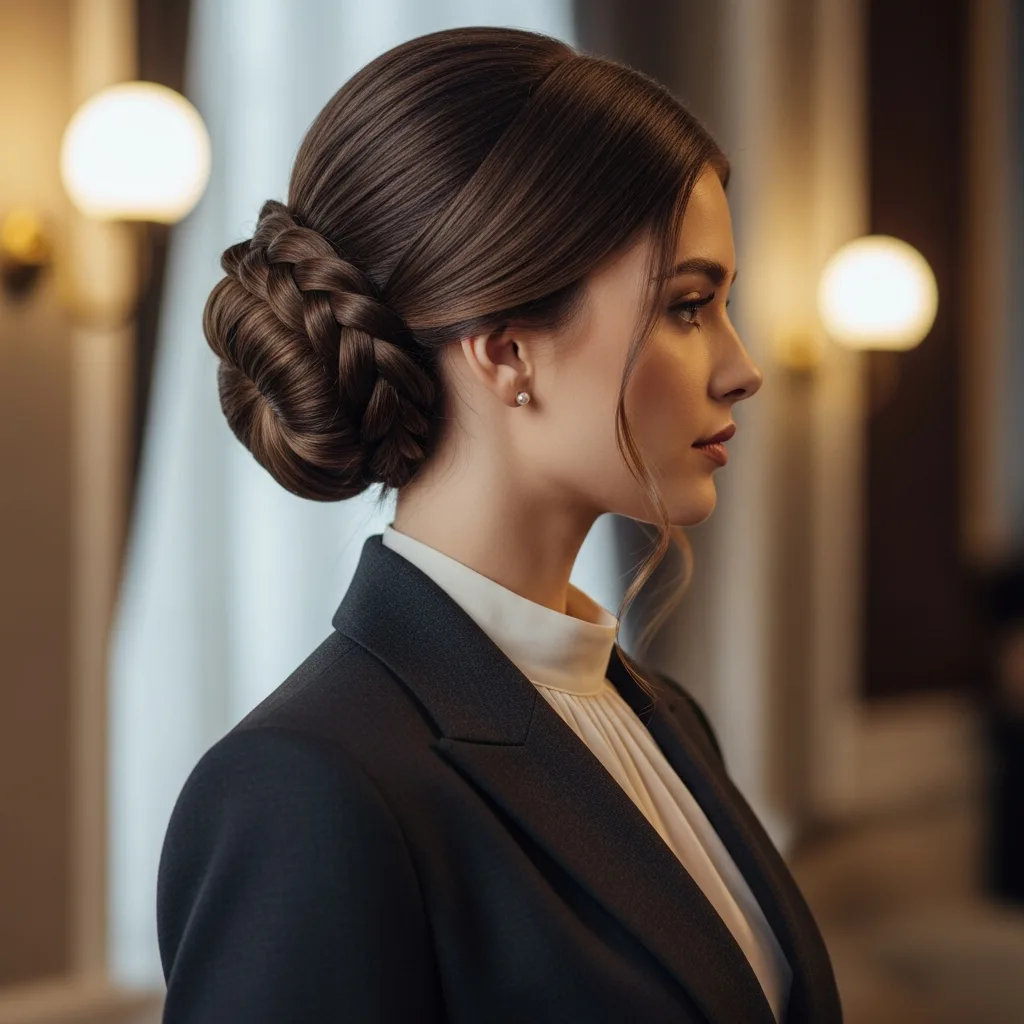 25 Enchanting Homecoming Hairstyles with Braids 15 braided low bun