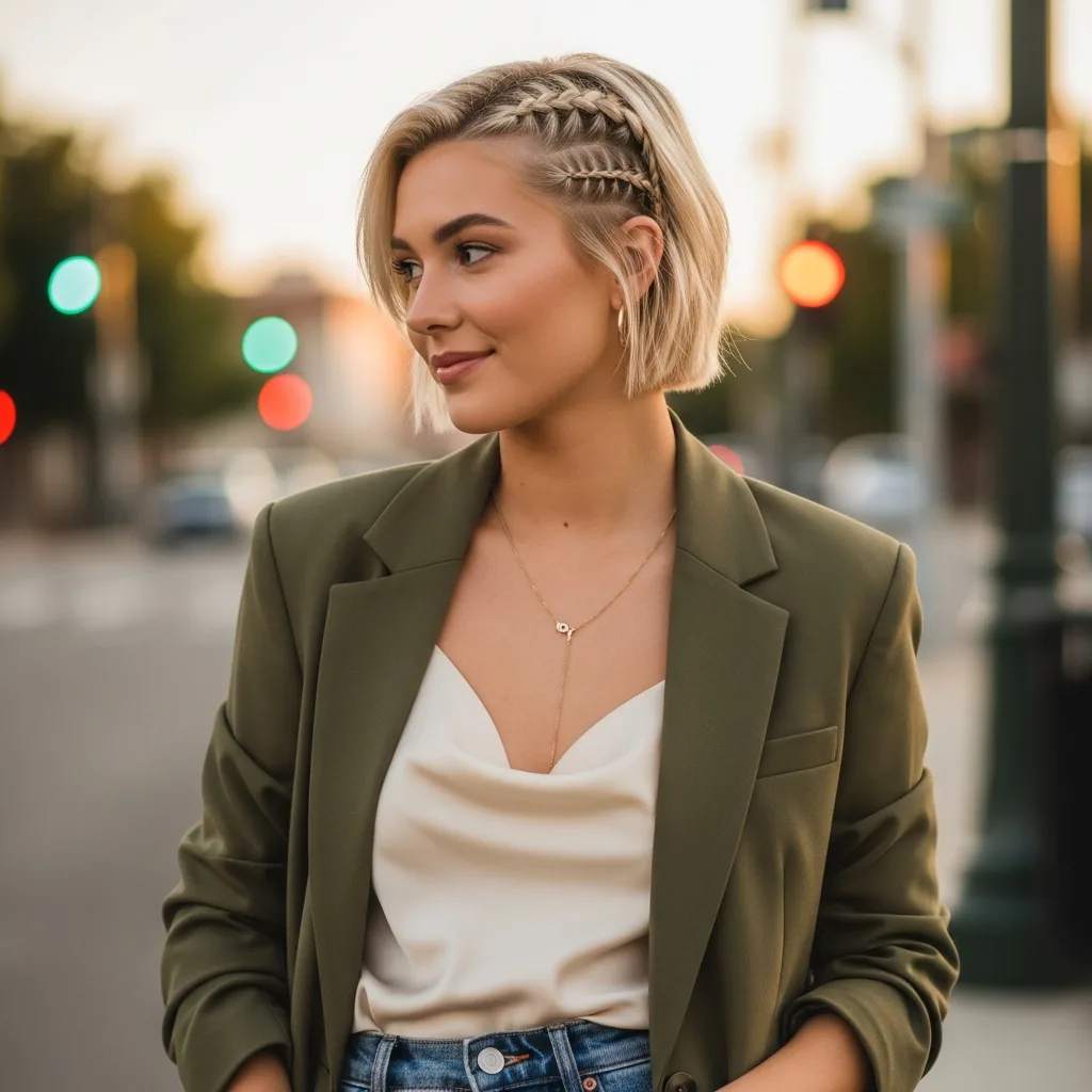 25 Enchanting Homecoming Hairstyles with Braids 23 braided pixie cut