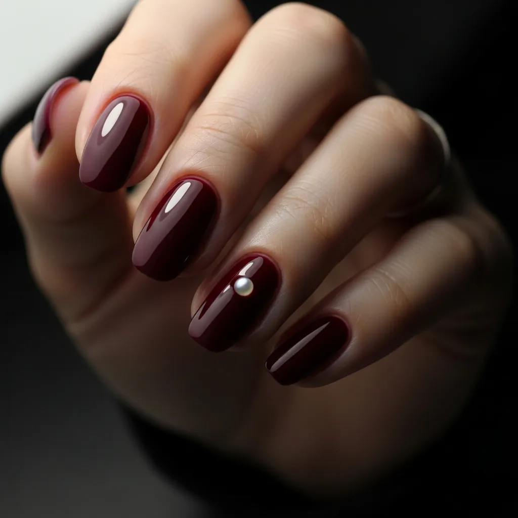 burgundy with pearl accents 1